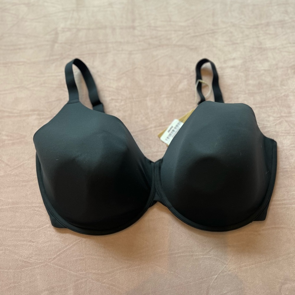 NWT Skims Fits Everybody T-Shirt Bra Underwire Demi Coverage Black Onyx Size 40H